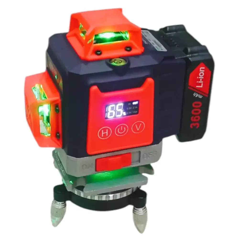 جهاز ضبط المستوى بالليزر niveau laser MAKUTE 4D 16 lignes CLL111-16 5