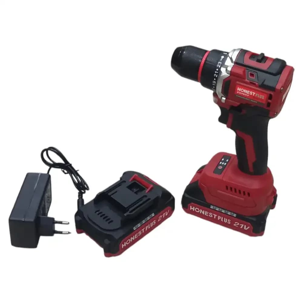 الة فك و تركيب البراغي visseuse perceuse HONESTPLUS 21V YAE6155 2