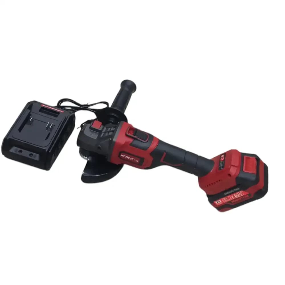 الة القطع بالبطارية Meuleuse angulaire a batterie 21V HONESTPLUS YAE6129 2