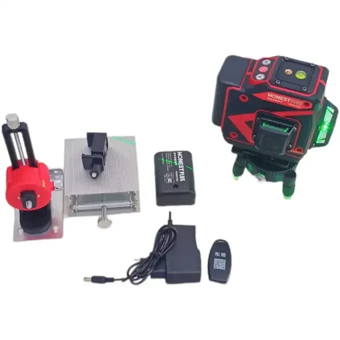 جهاز ضبط المستوى بالليزر niveau laser HONESTPLUS 12 lignes 3D 2
