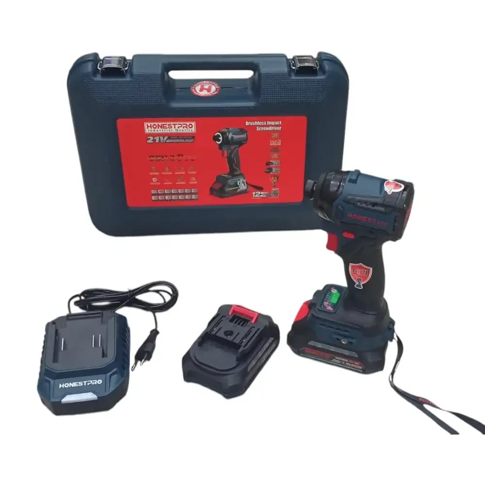 آلة فك البراغي بالصدم visseuse a choc HONESTPRO 21V YAE6119
