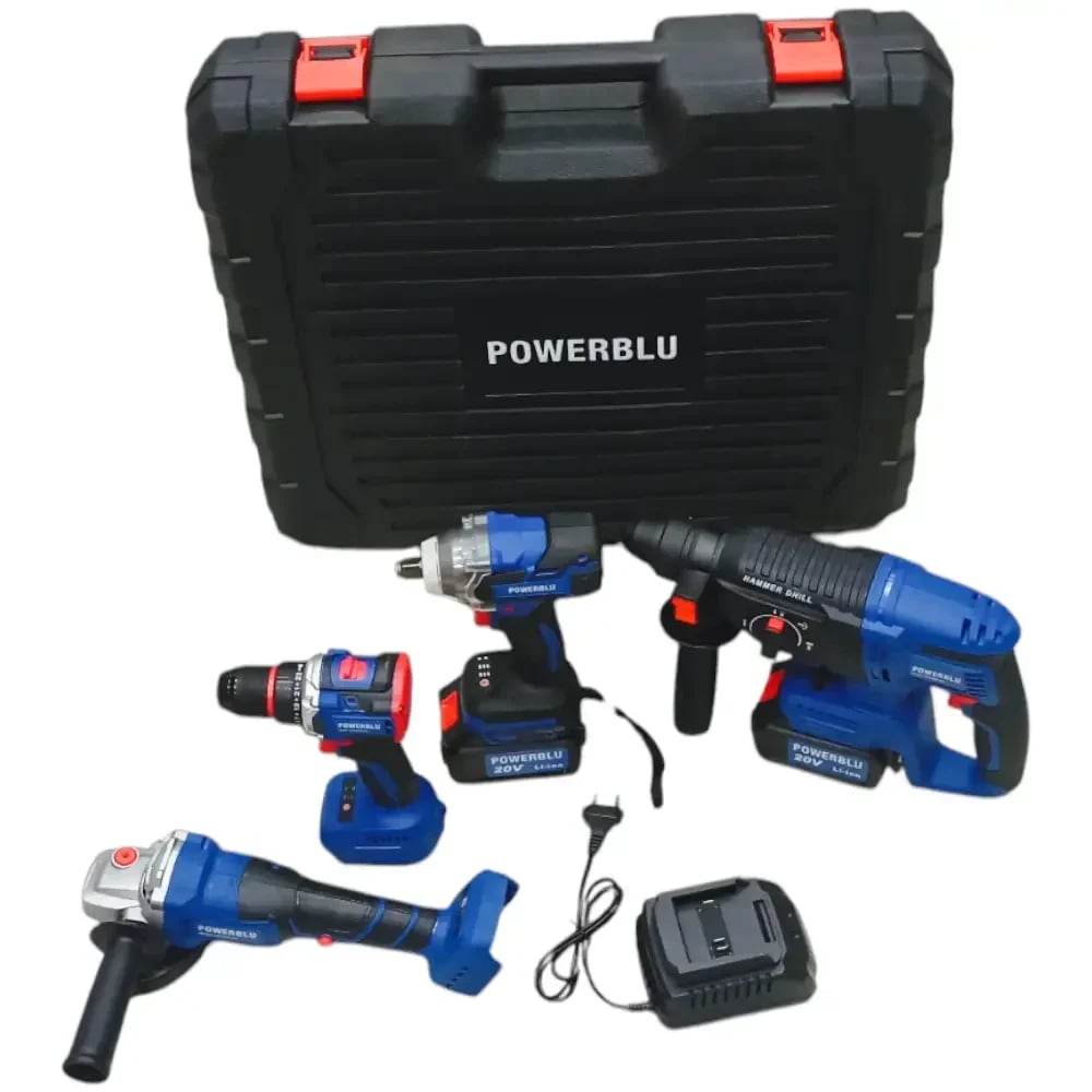 طقم معدات مهنية Pack - Outillage Électroportatif 20V POWERBLU 1