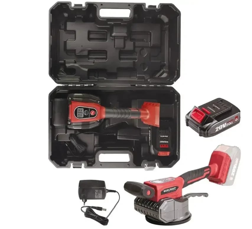 الة شفط و وضع السيراميك Ventouse vibrante Carrelage WORCRAFT 20V 1