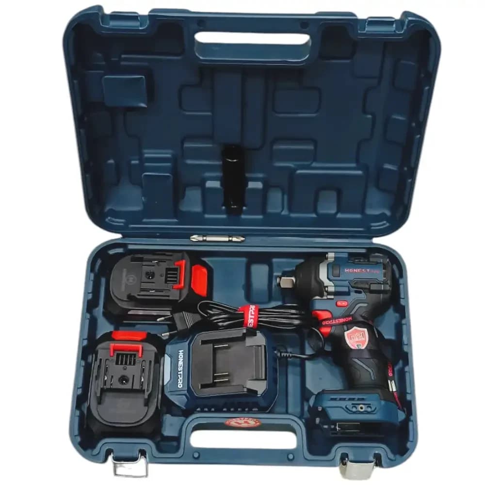 آلة فك البراغي لاسلكية clé à choc Batterie HONESTPRO 21V YAE6118 3