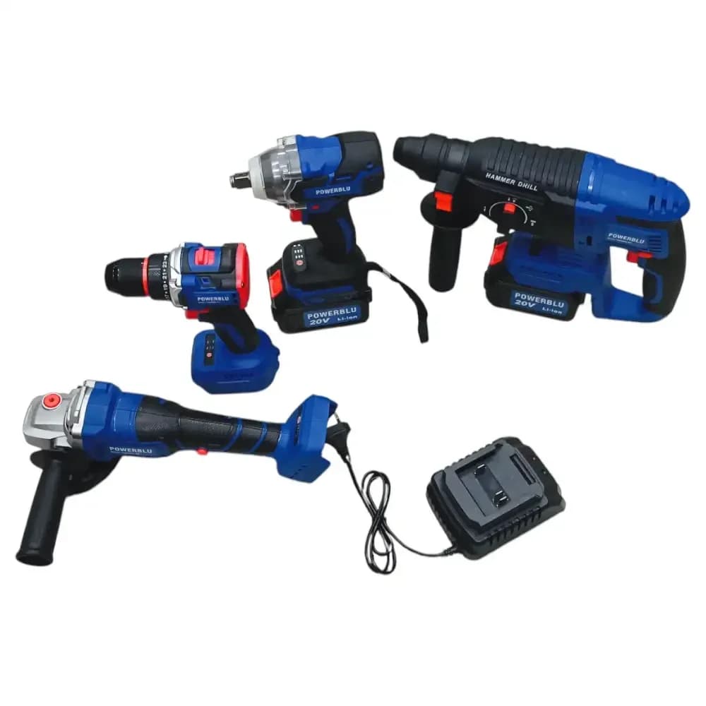 طقم معدات مهنية Pack - Outillage Électroportatif 20V POWERBLU 3