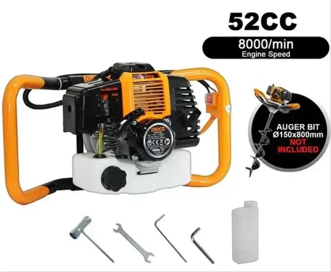 حفارة آلية بمحرك بنزين Perceuse à trou iNGCO 1400 W 4
