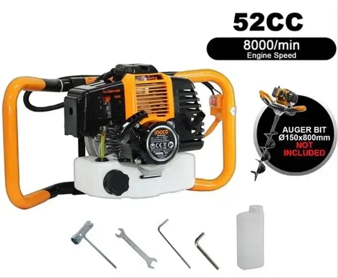 حفارة آلية بمحرك بنزين Perceuse à trou iNGCO 1400 W 4