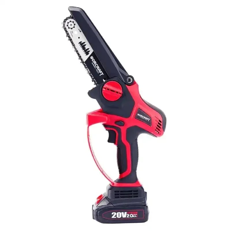 منشار الخشب ببطاريةو شاحن mini scie à chain batterie 20V WORCRAFT 3