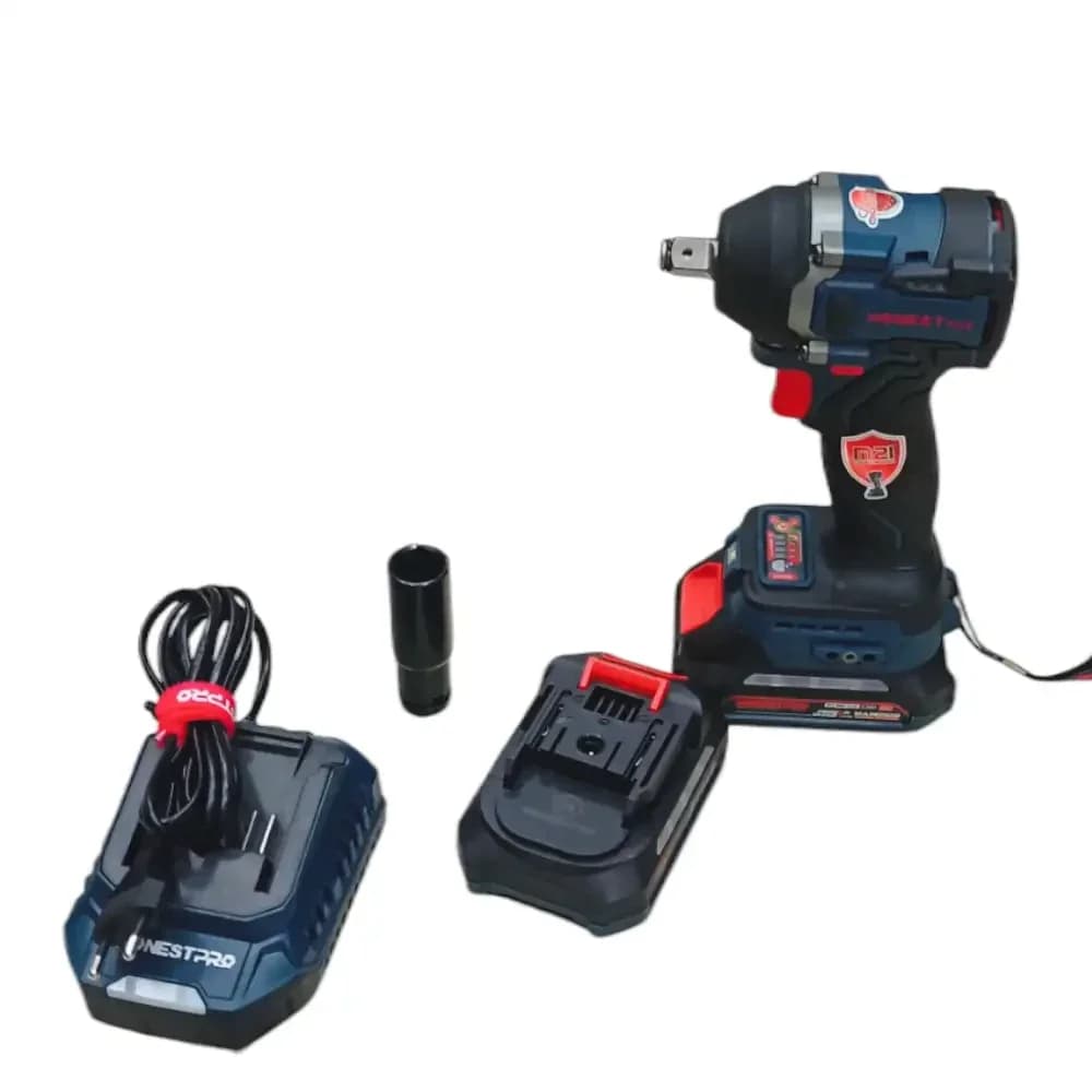 آلة فك البراغي لاسلكية clé à choc Batterie HONESTPRO 21V YAE6118 2