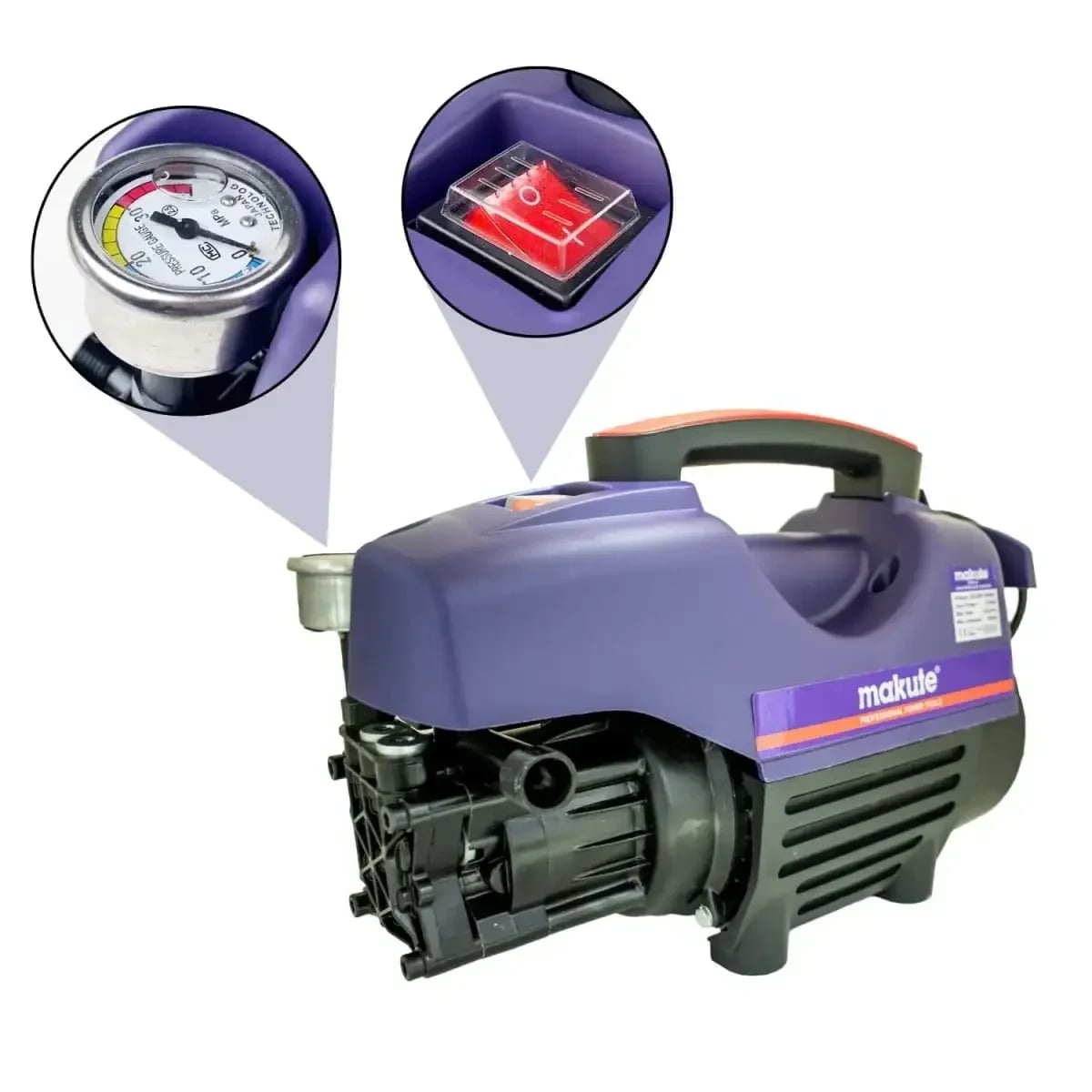 جهاز غسل السيارة Nettoyeur Haute Pression MAKUTE 2100W 140Bar 2