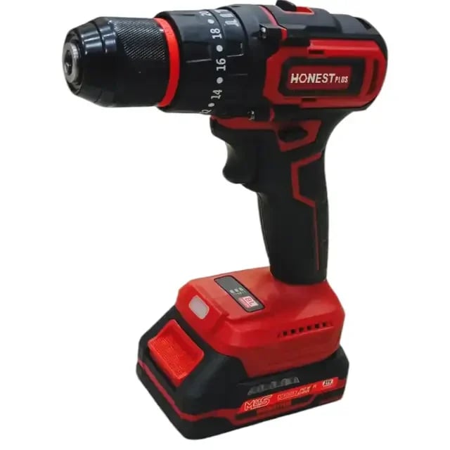 الة فك و تركيب البراغي visseuse perceuse HONESTPLUS 21V YAE6125 2