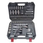 علبة المفاتيح 100 قطعة Caisse Douilles .CROWN 100Pcs 1/2″ CPHSW-XB100