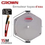 خرطوم مياه جدارية ENROULEUR d'eau 15m 10bar CROWN CTHRP0003