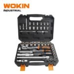 مجموعة مفاتيح 45 قطعة 155545 Caisse Douilles WOKIN 45Pcs