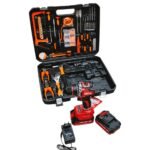 علبة أدوات مع مفك براغي caisse a outils avec visseuse 21V HONESTPLUS YAE2484