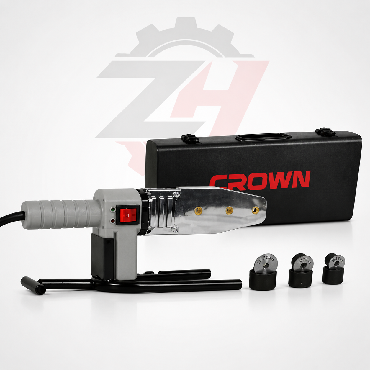 93d73bb2-afd5-44c2-871c-6c496b446fd2 آلة لحام الانابيب البلاستيكية Soudeuse de tubes PPR 800W CROWN CT19035 - الصورة 1