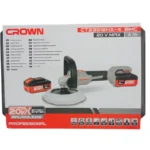 ⁦الة التلميع بالبطارية ponceuse polisseuse CROWN 20V CT23018HX⁩ - الصورة ⁦5⁩