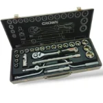 ⁦علبة المفاتيح 24 قطعة Caisse Douilles . CROWN 24Pcs 1/2″⁩ - الصورة ⁦3⁩