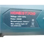 ⁦الة حفر الاخدود على الحائط Rainureuse A 5 Disques 3000W HONESTPRO YAE2817⁩ - الصورة ⁦6⁩