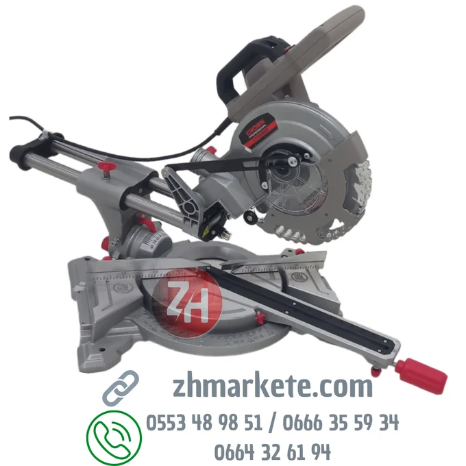 OMHMk4rNVAsJhzBBk6isxveifbciQN0VZfN9RQBV_lg الة التقطيع بالانزلاق Scie a table glissière CROWN 1500W CT15289P - الصورة 1
