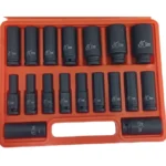 ⁦علبة المفاتيح 18 قطعة Jeu de Douilles de 18Pcs 1/2″⁩ - الصورة ⁦3⁩