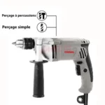 ⁦المثقاب الكهربائي Perceuse CROWN 810W 13mm CT10077⁩ - الصورة ⁦4⁩