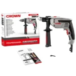 ⁦مثقاب كهربائي Chignole Crown 750W CT10129⁩ - الصورة ⁦2⁩