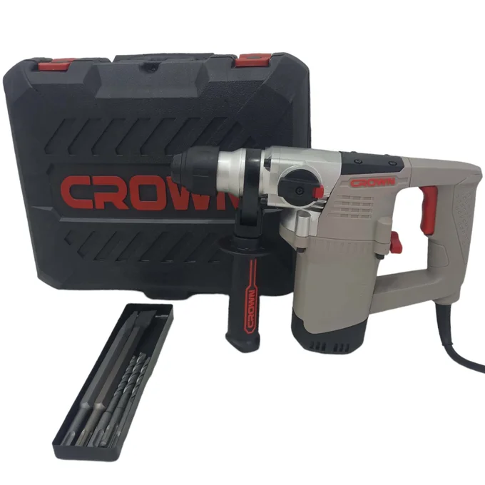 ZIGXv6PjgkXz7kESSE1XQkvw00nJTISY0Q7wHisN_lg الة الحفر الكهربائية Marteau perforateur CROWN 1050W (28mm) CT18187 - الصورة 1