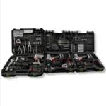 ⁦علبة أدوات مع مفك براغي caisse a outils avec visseuse CROWN 20V CT21102H-2-(50)⁩ - الصورة ⁦5⁩