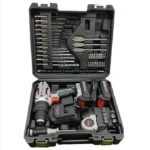 علبة أدوات مع مفك براغي caisse a outils avec visseuse CROWN 20V CT21102H-2-(62)