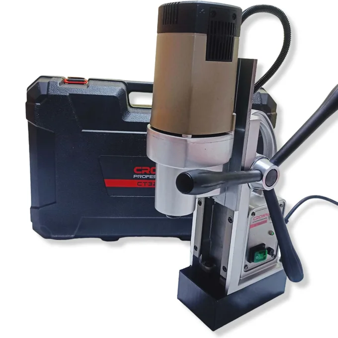 tsmEGzi9P1hTm2umMFngRqTHBcizLR5iuSRamoGs_lg المثقاب المغناطيسي Perceuse Magnétique 1400w-23mm CROWN CT32029 - الصورة 1
