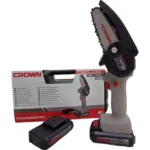 ⁦منشار الخشب بالبطارية Mini Scie à Chaine CRWON 20V CT25011H-2⁩ - الصورة ⁦2⁩